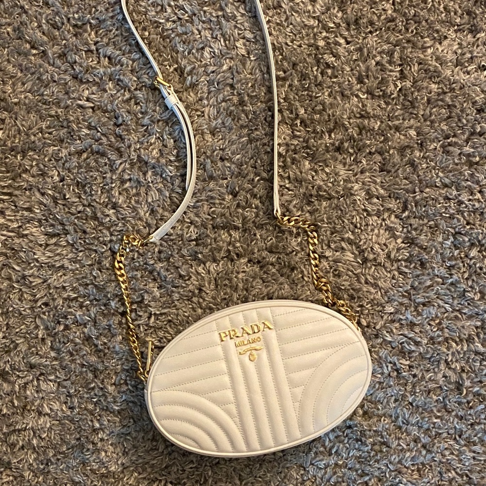 Prada Diagramme Crossbody White - Picture 3 of 4